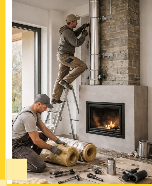 Монтаж дымоходов для каминов в Солнечногорске от 15612 р. ЭриданСлн