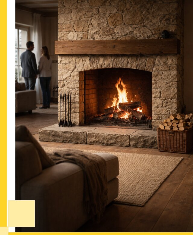 Открытые камины под ключ в Солнечногорске от 156120 р. ЭриданСлн