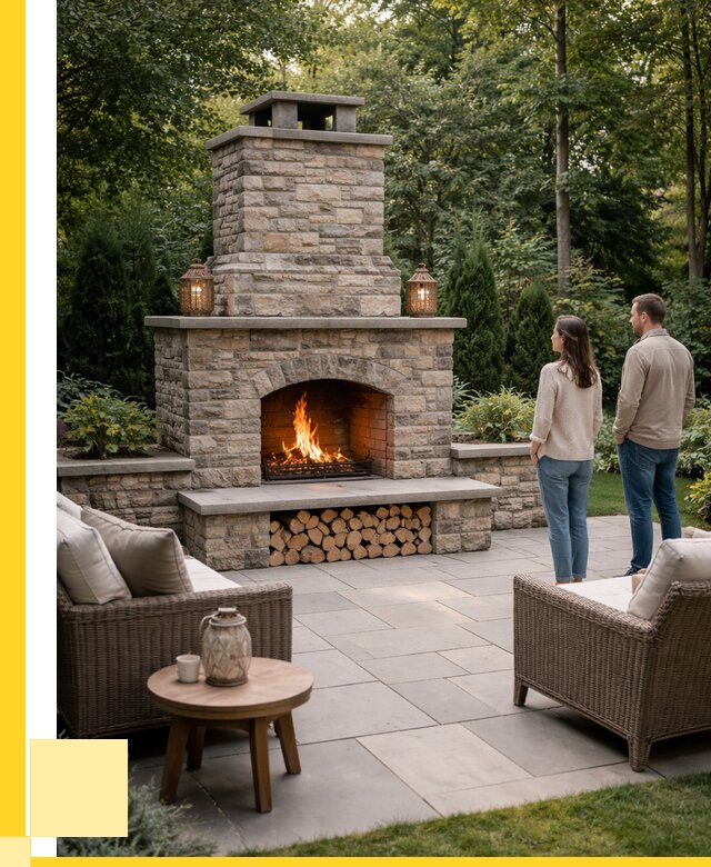 Уличные камины из кирпича в Солнечногорске от 156120 р. | ЭриданСлн