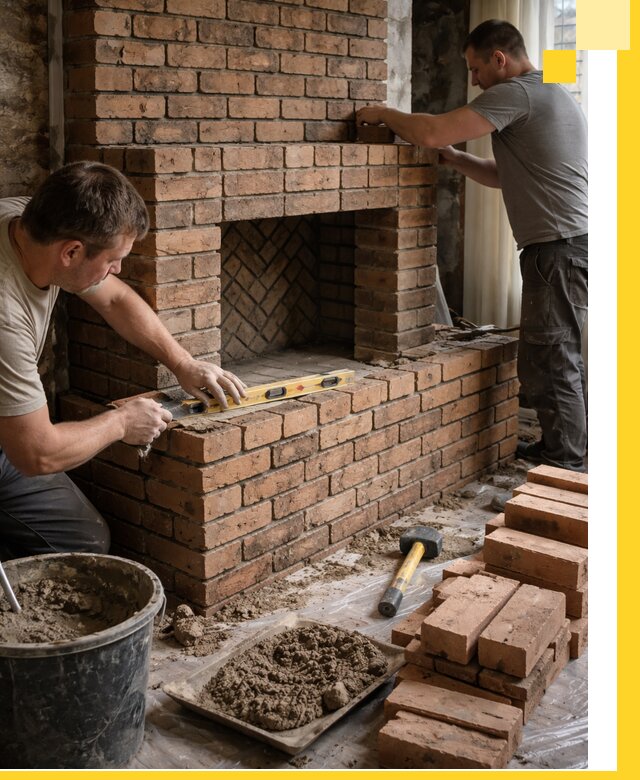 Изготовление и установка кирпичных каминов в Солнечногорске