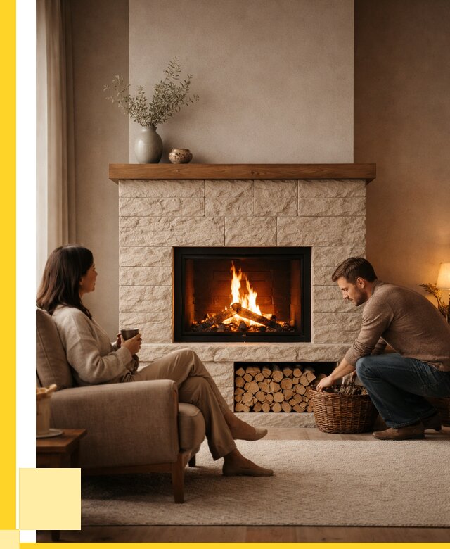 Камины для дома в Солнечногорске под ключ от 156120 р. | ЭриданСлн