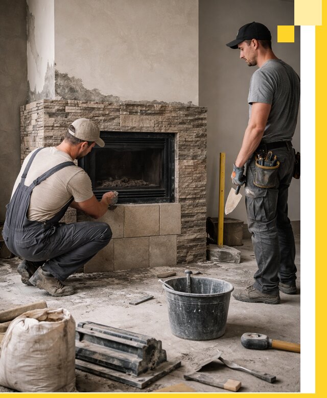 Камины под ключ в Солнечногорске: проект, изготовление и монтаж