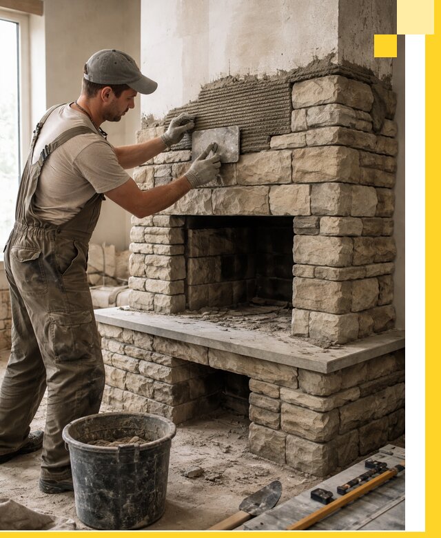 Строительство каминов под ключ в Солнечногорске от проектирования до монтажа