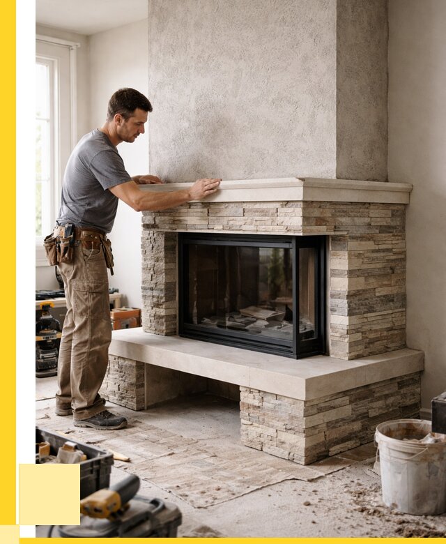 Изготовление каминов под ключ в Солнечногорске от 156120 р. | ЭриданСлн