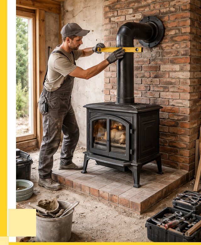 Монтаж печей установка банной печи в Солнечногорске от 15612 р. | ЭриданСлн