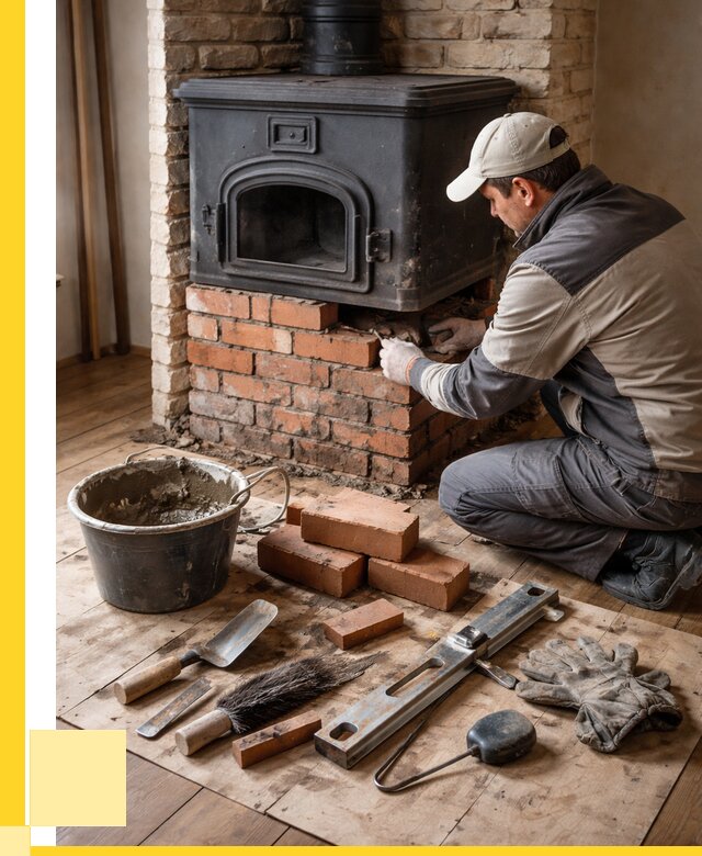 Ремонт печей в Солнечногорске от 12490 р., услуги печника ЭриданСлн