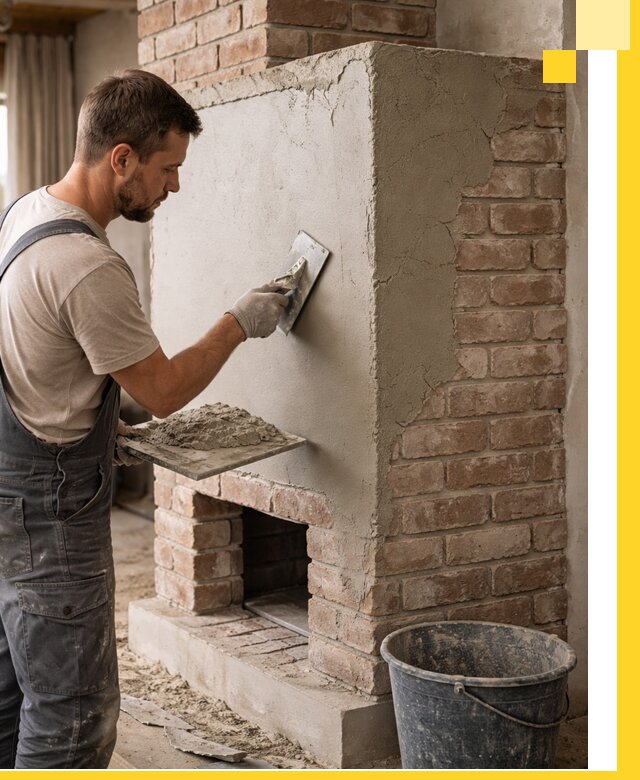 Отделка печей и облицовка каминов в Солнечногорске под ключ