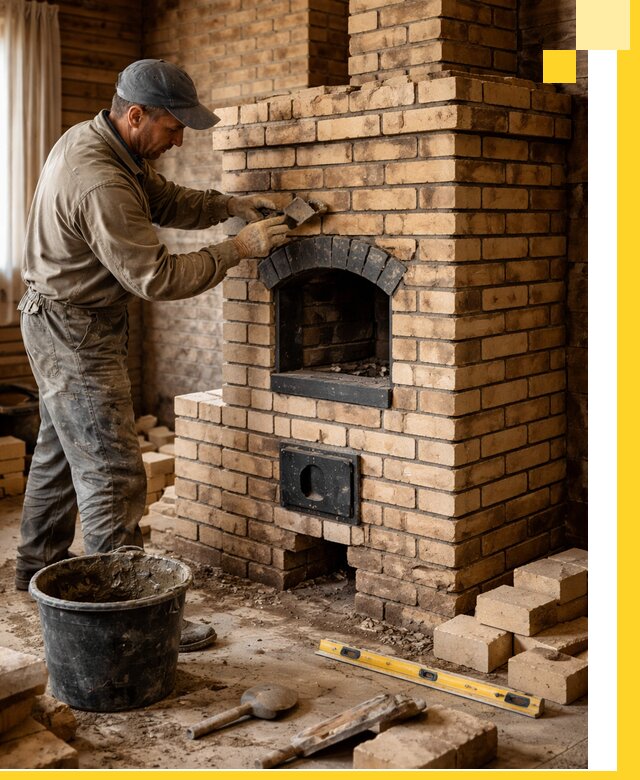 Кирпичные печи под ключ в Солнечногорске: проектирование и кладка