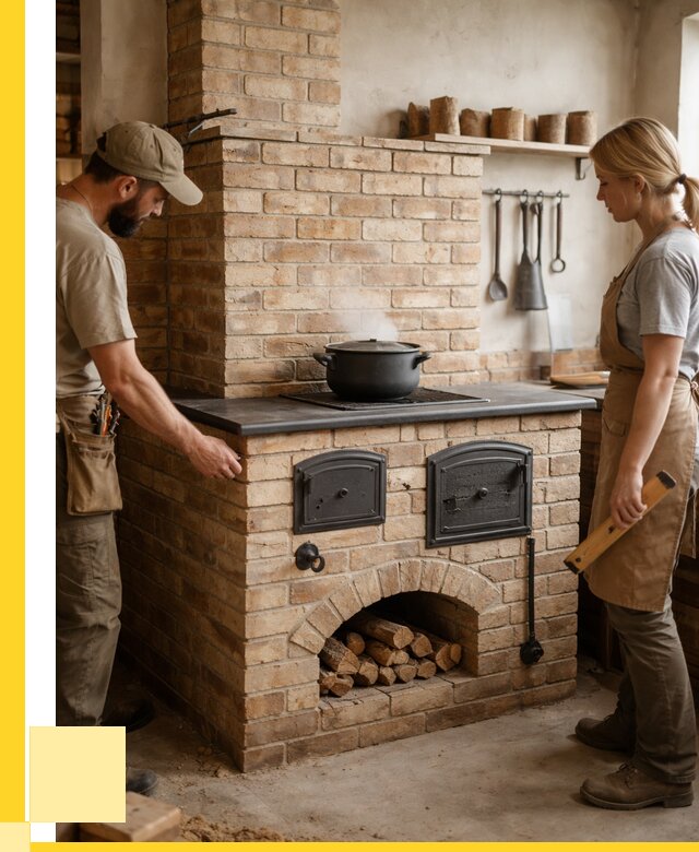 Варочно отопительные печи в Солнечногорске от 93672 р. | ЭриданСлн