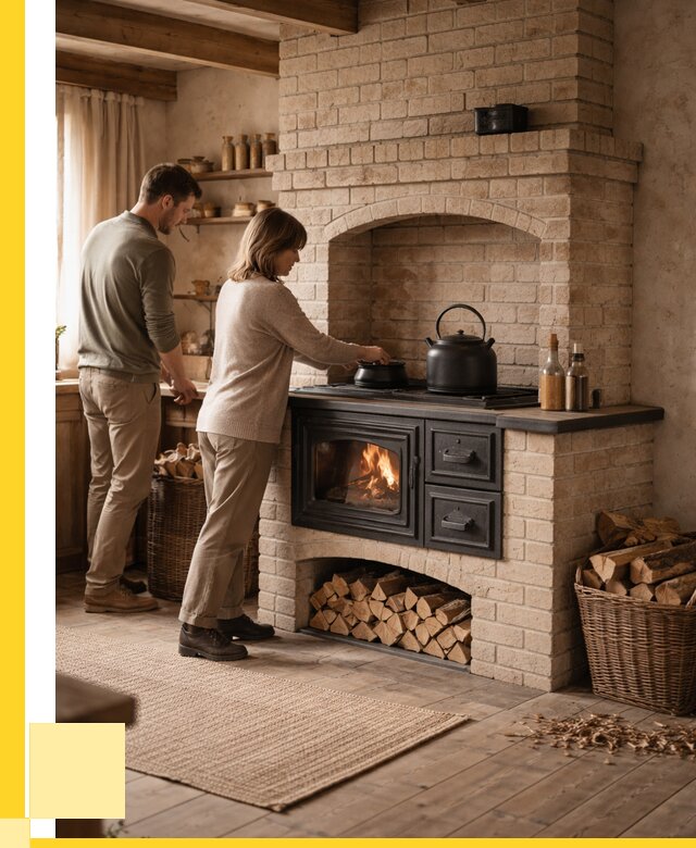 Печи с плитой в Солнечногорске от 46836 р. | ЭриданСлн — кирпичная печь