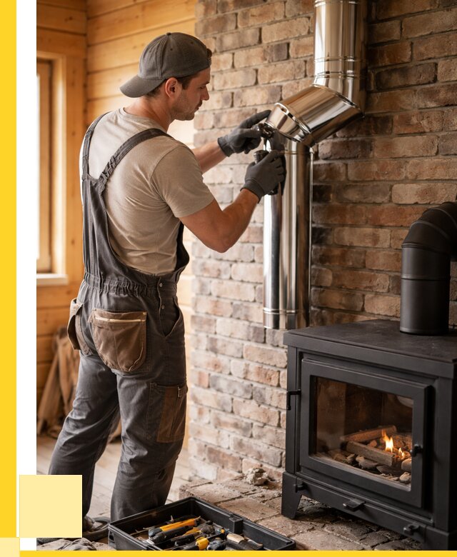 Монтаж дымоходов для печей в Солнечногорске от 7806 р. | ЭриданСлн