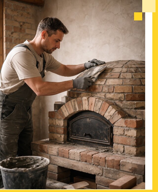 Изготовление и монтаж помпейских печей на заказ в Солнечногорске