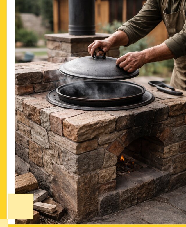 Печи для казана в Солнечногорске по цене от 18734 р. | ЭриданСлн