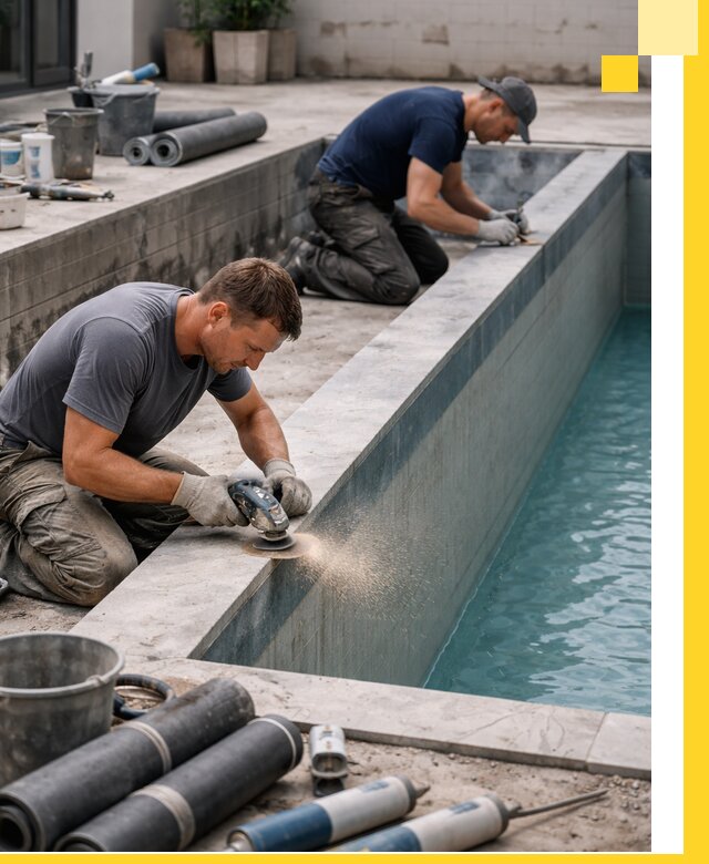 Профессиональный ремонт бассейнов под ключ в Солнечногорске