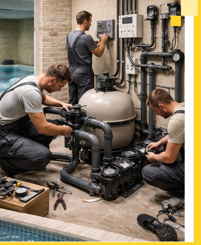 Комплексное оборудование для бассейнов под ключ в Солнечногорске