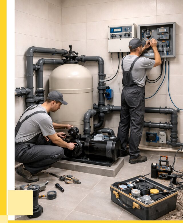 Монтаж оборудования для бассейнов в Солнечногорске от 41632 р. | ЭриданСлн