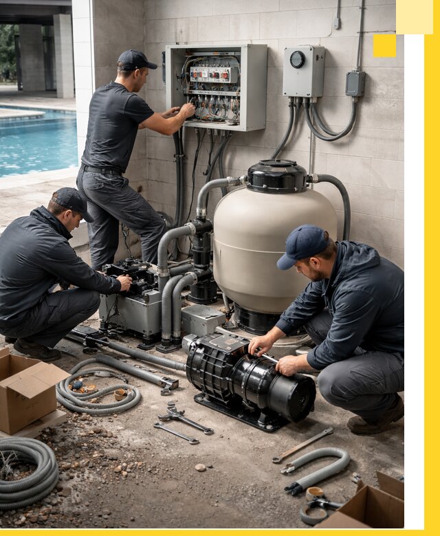 Профессиональный монтаж оборудования для бассейнов в Солнечногорске