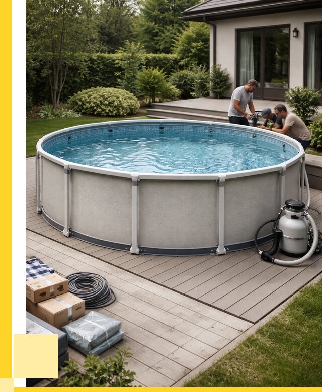 Купить каркасные бассейны в Солнечногорске от 46836 р. | ЭриданСлн