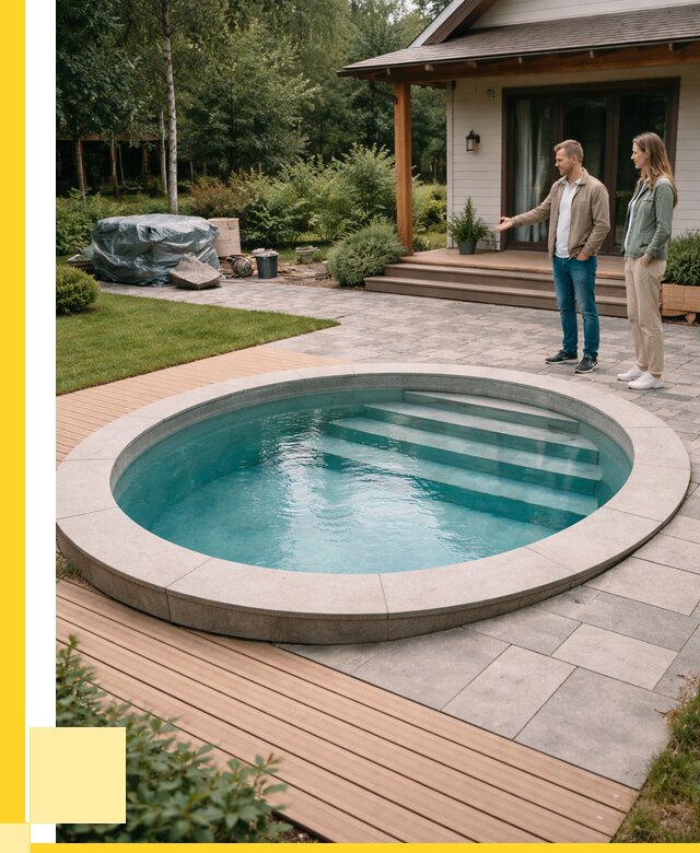 Бассейн на даче под ключ в Солнечногорске от 208160 р., ЭриданСлн