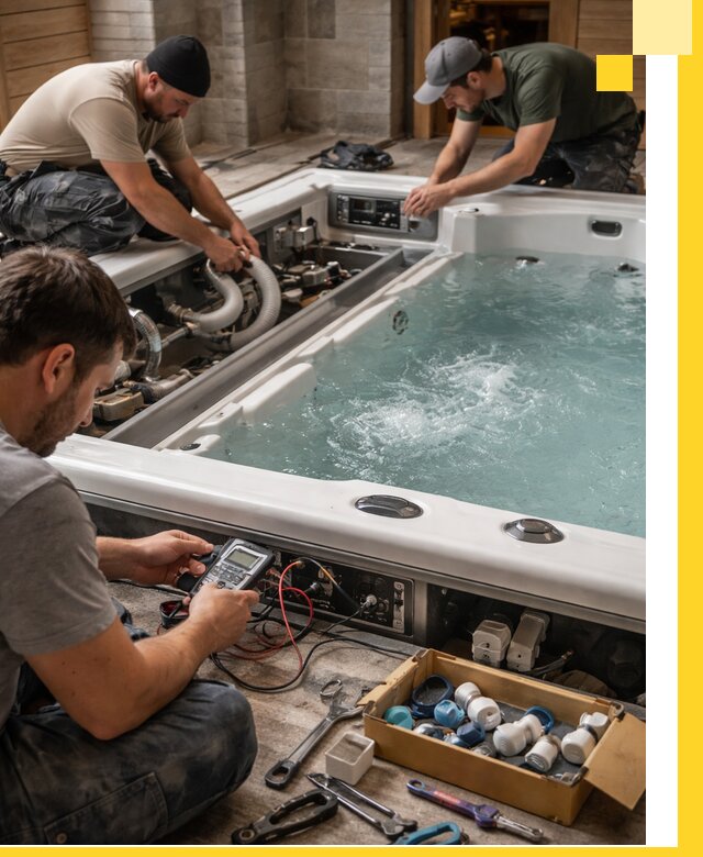 Гидромассажные бассейны под ключ в Солнечногорске, дизайн и монтаж