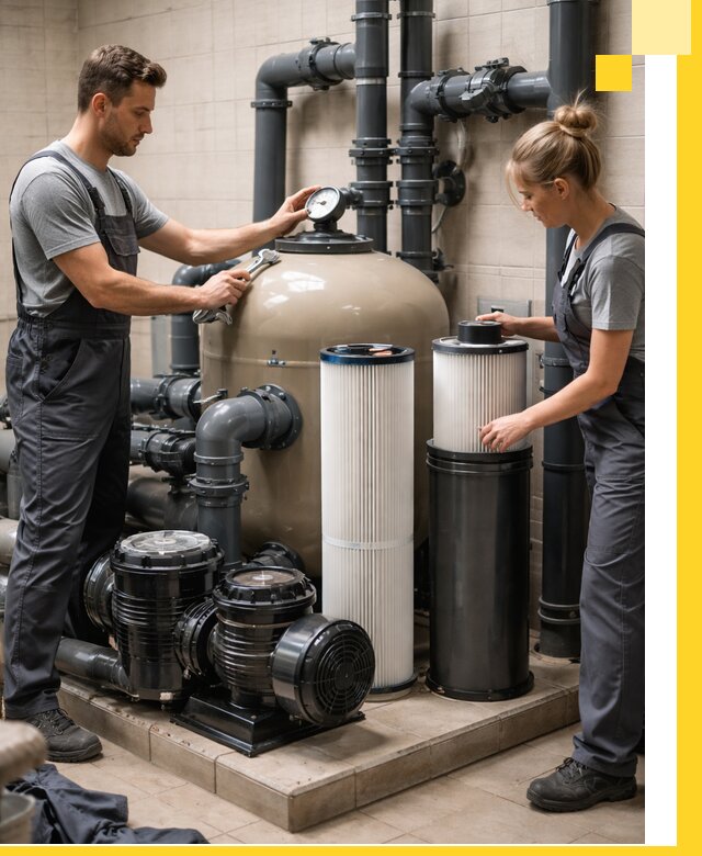 Фильтры и системы фильтрации для бассейнов в Солнечногорске