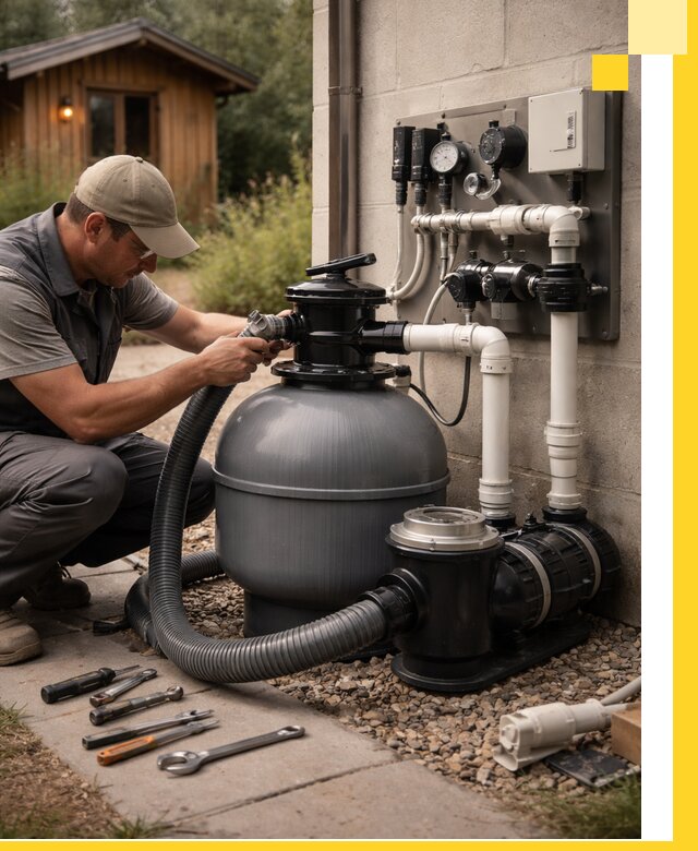 Продажа и монтаж фильтров и насосов для бассейнов в Солнечногорске