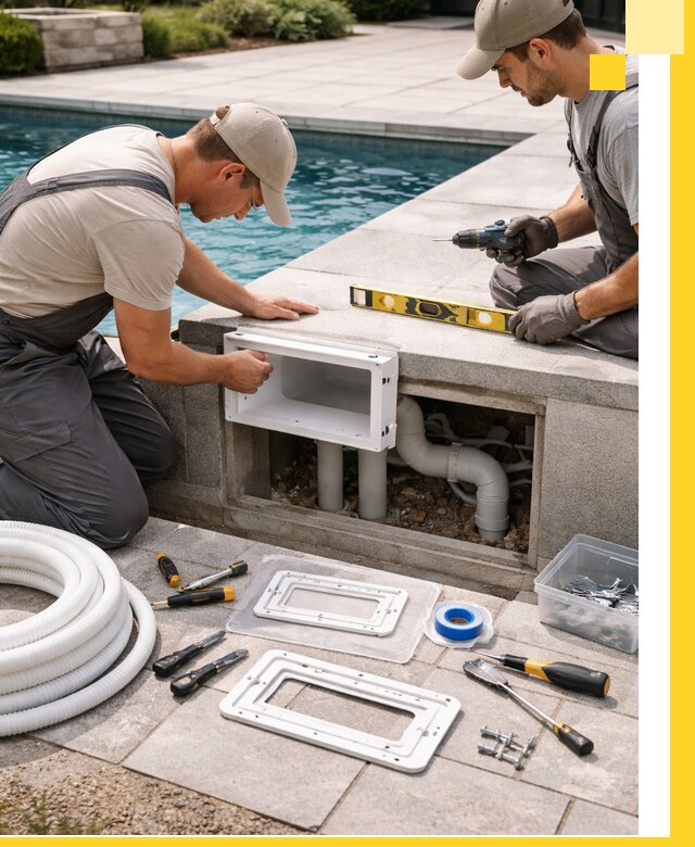 Поставка и установка скиммеров для бассейнов в Солнечногорске