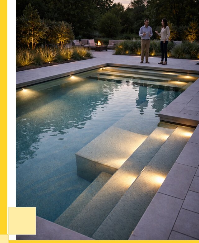 Освещение бассейнов в Солнечногорске под ключ от 26020 р. | ЭриданСлн