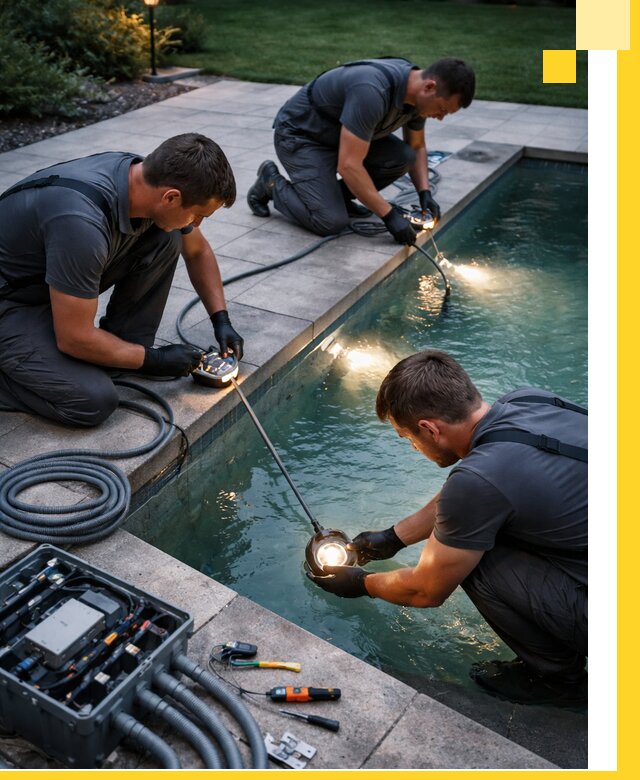 Профессиональное освещение бассейнов в Солнечногорске: дизайн и монтаж