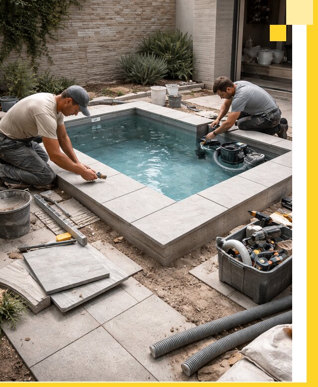 Мини бассейны под ключ в Солнечногорске, дизайн и установка