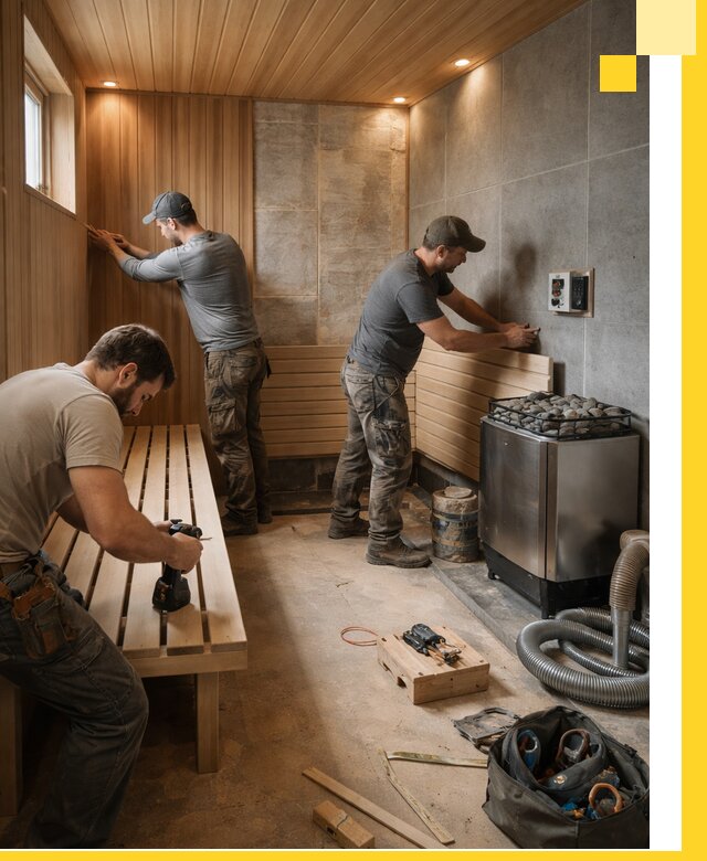 Сауны под ключ в Солнечногорске, проектирование, строительство, отделка