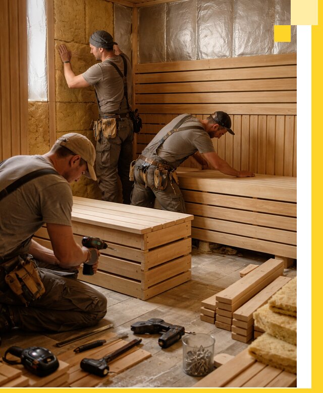 Профессиональное строительство саун под ключ в Солнечногорске