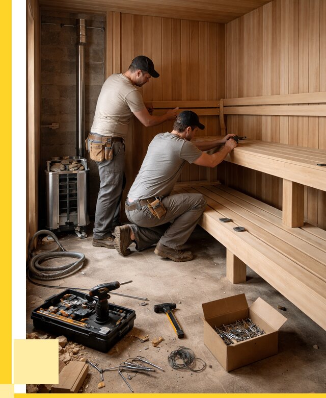 Монтаж саун под ключ в Солнечногорске от 124896 р. | ЭриданСлн