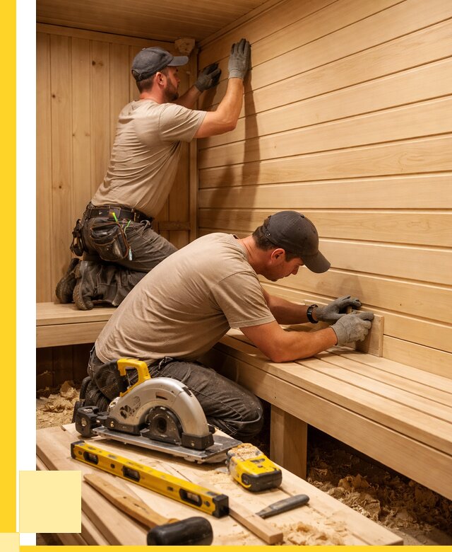 Обшивка саун вагонкой в Солнечногорске от 2602 р. | ЭриданСлн