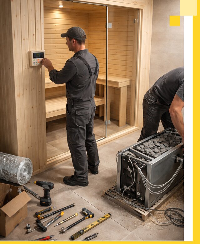 Поставка, установка и монтаж электрических саун в Солнечногорске