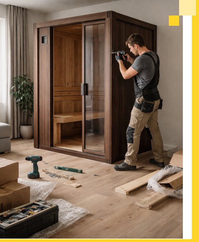 Установка и производство мини саун под ключ в Солнечногорске