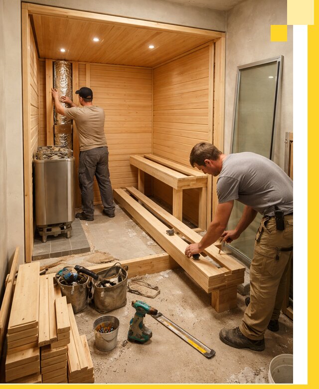 Проектирование и установка домашних саун под ключ в Солнечногорске