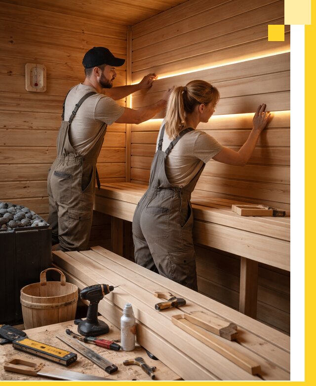 Дизайн саун и бань под ключ с индивидуальным проектом в Солнечногорске