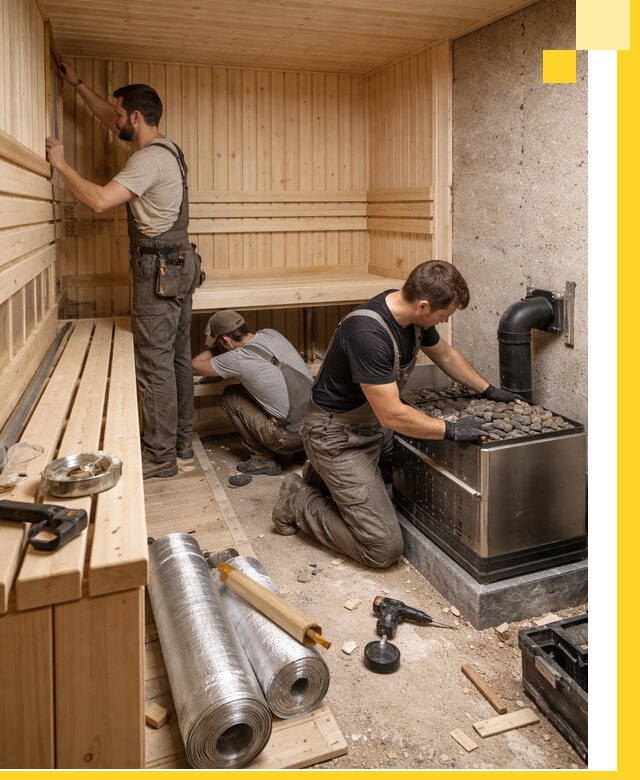 Индивидуальные сауны на заказ в Солнечногорске под ключ, проект и монтаж