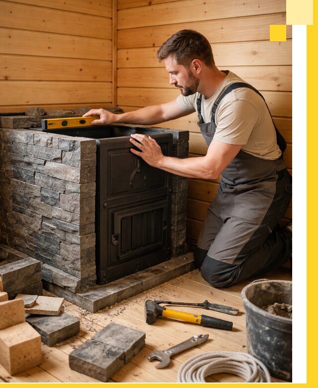 Производство и установка печей для саун под ключ в Солнечногорске