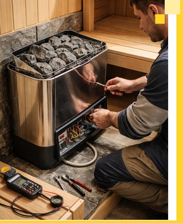 Продажа и установка электрокаменок для саун в Солнечногорске