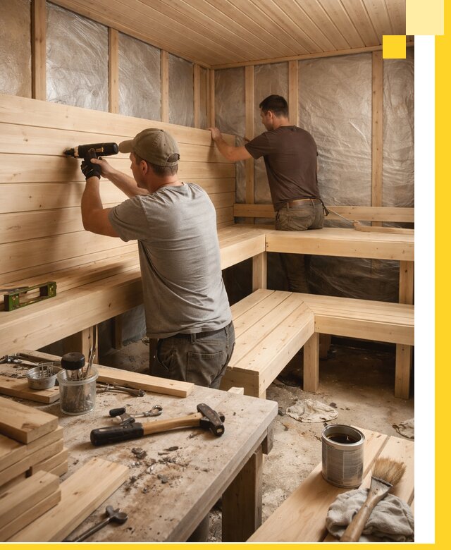 Профессиональная отделка бань и саун под ключ в Солнечногорске