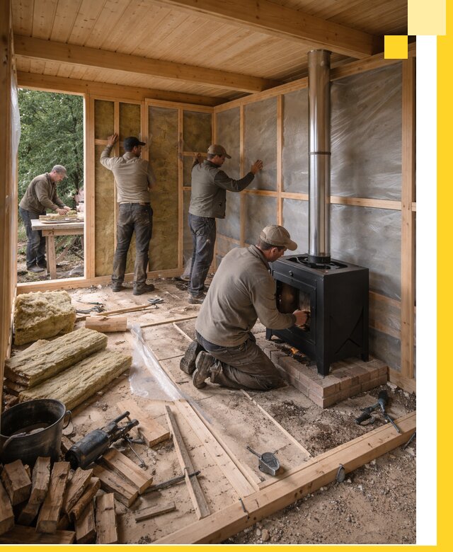 Профессиональный монтаж бань под ключ в Солнечногорске для дома