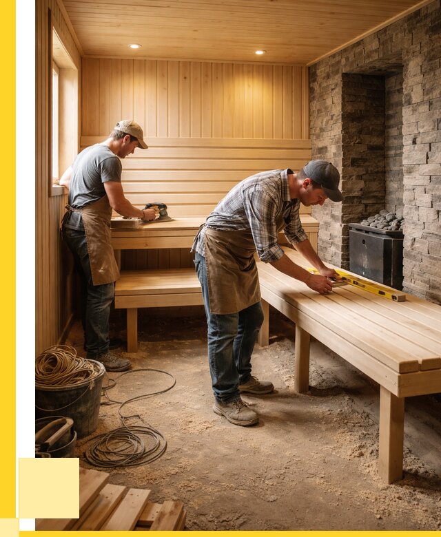 Отделка бани в Солнечногорске: внутренняя отделка от 3122 р. | ЭриданСлн