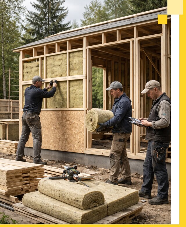 Проектирование и строительство каркасных бань в Солнечногорске под ключ