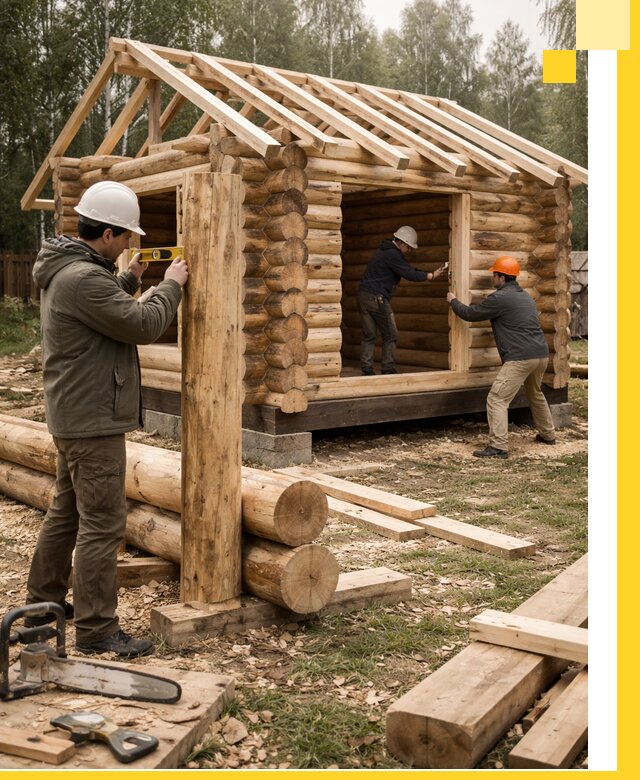 Строительство бань для дачи под ключ в Солнечногорске с доставкой и монтажом