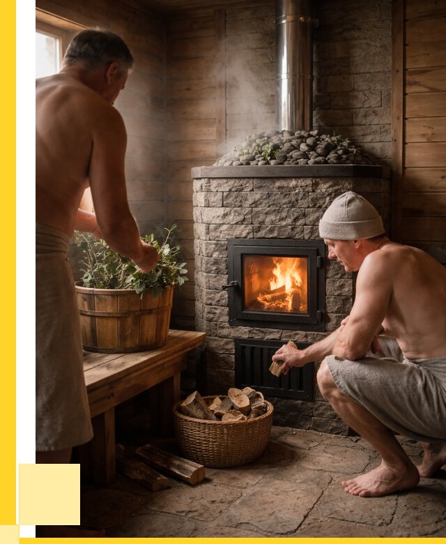 Банные печи под ключ в Солнечногорске от 46836 р. | ЭриданСлн кирпичная