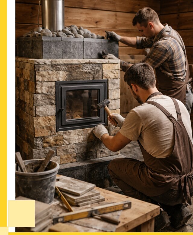 Облицовка банной печи в Солнечногорске от 15612 р. | ЭриданСлн