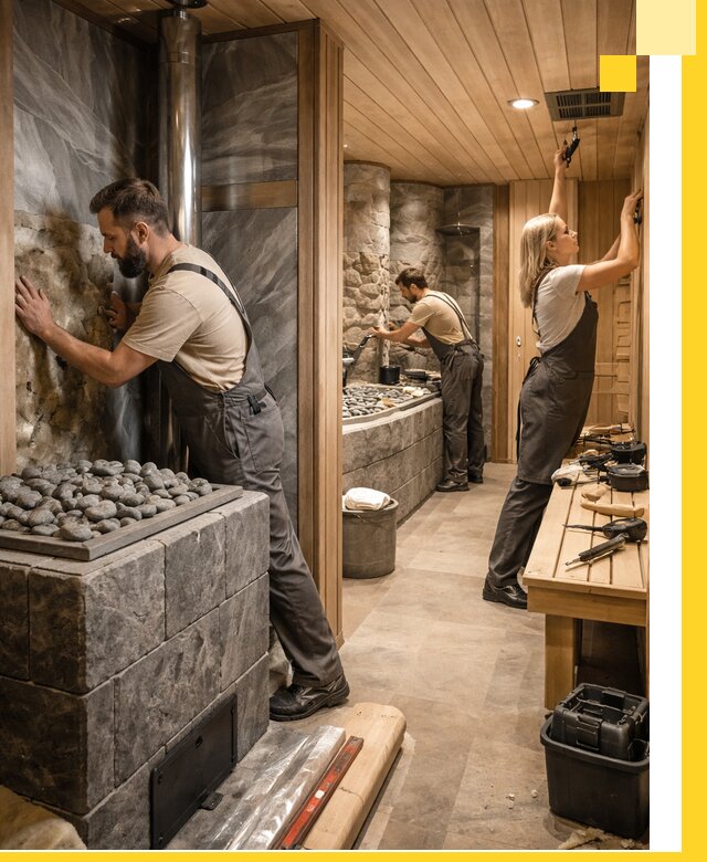 Строительство бань и SPA процедур в Солнечногорске под ключ и отделкой