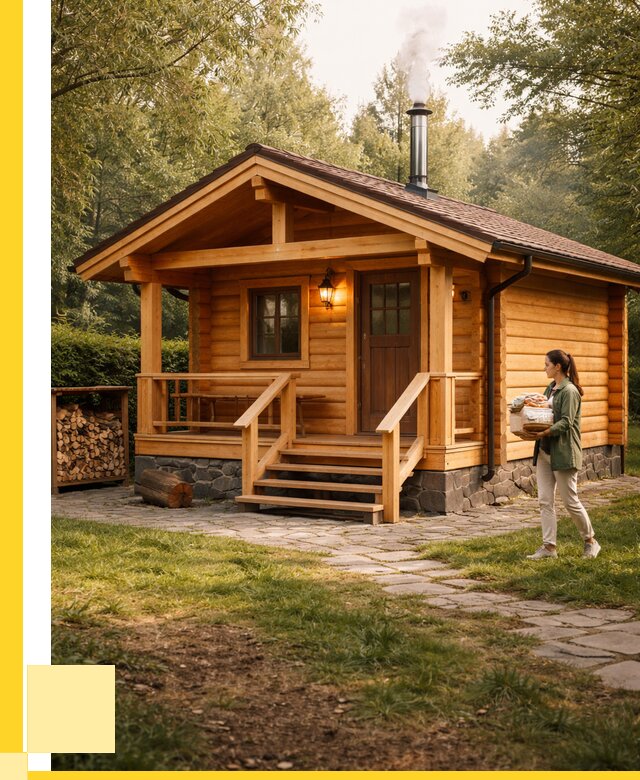 Купить баню под ключ в Солнечногорске от 676520 р. | ЭриданСлн